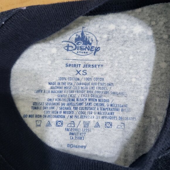 Disney Store Spirit Jersey NEVERLAND Peter Pan Constellation Navy Blue XS - Picture 8 of 10